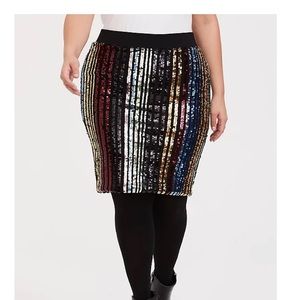 Torrid Sequin Skirt